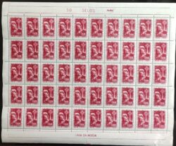 C 366 Selo Congresso Eucaristico Internacional Religiao 1955 Folha