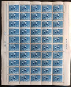 C 376 Selo Jogos Infantis Crianca 1956 Folha