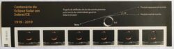 C 3820 Selo Eclipse Solar Sobral Lua Sol 2019 Com Vinheta Sup