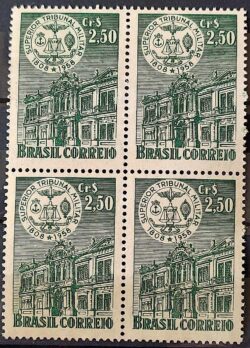 C 404 Selo Sesquicentenario Superior Tribunal Militar Direito Justica 1958 Quadra