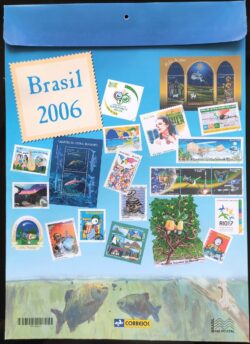 Envelope Colecao Anual de Selos 2006 Sem Selo