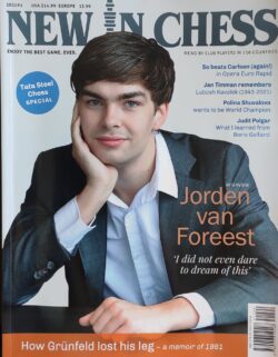 Revista de Xadrez New In Chess 2021 Volume 2 Jorden van Foreest