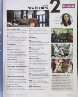 Revista de Xadrez New In Chess 2021 Volume 2 Jorden van Foreest