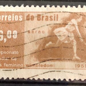 A 101 Selo Aereo Tenis Feminino Maria Ester Bueno 1960 Circulado 2
