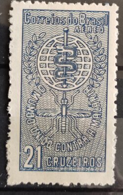 A 104 Selo Campanha Erradicacao da Malaria Saude 1962 1