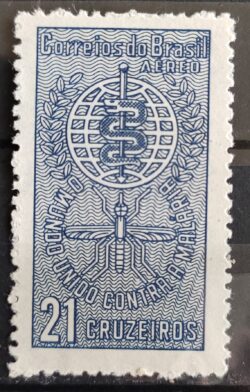 A 104 Selo Campanha Erradicacao da Malaria Saude 1962 2