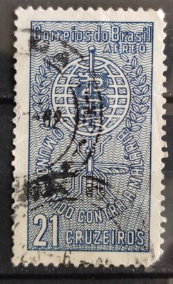 A 104 Selo Campanha Erradicacao da Malaria Saude 1962 Circulado 1