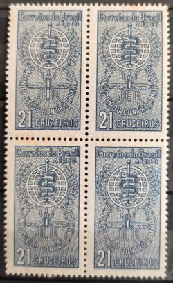 A 104 Selo Campanha Erradicacao da Malaria Saude 1962 Quadra