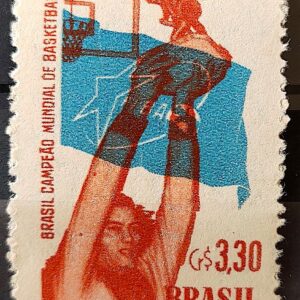 A 87 Selo Brasil Campeao Mundial de Basquete 1959 3