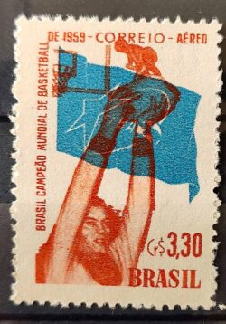 A 87 Selo Brasil Campeao Mundial de Basquete 1959 4