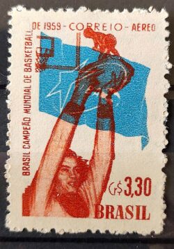 A 87 Selo Brasil Campeao Mundial de Basquete 1959 5