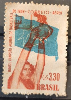 A 87 Selo Brasil Campeao Mundial de Basquete 1959 6