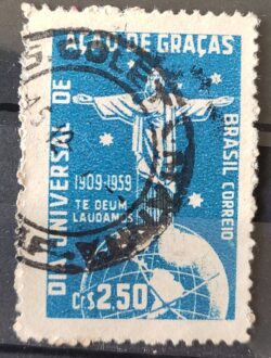C 443 Cinquentenario Dia de Acao de Gracas 1959 Circulado 8