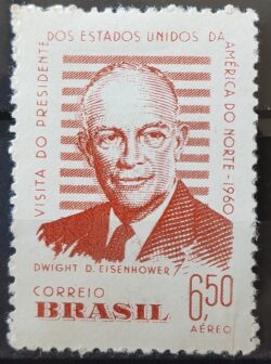 A 91 Selo Presidente dos Estados Unidos Eisenhower 1960 MH