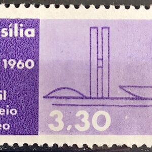 A 93 Selo Aereo Inauguracao de Brasilia Congresso Nacional 1960 2