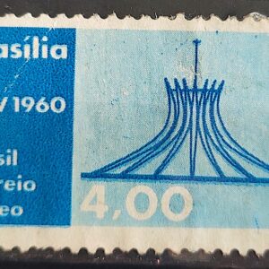 A 94 Selo Aereo Inauguracao de Brasilia Catedral Religiao 1960 2