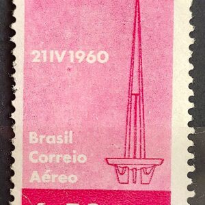 A 95 Selo Aereo Inauguracao de Brasilia Torre de TV Comunicacao 1960 1