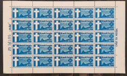 A 98 Selo Aereo Congresso da Alianca Batista Religiao 1960 Folha