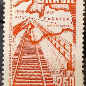 C 431 Selo Ferrovia Patos Campina Grande Trem Mapa 1959 1
