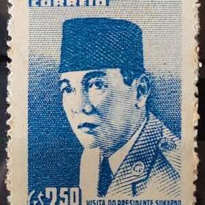 C 432 Selo Presidente Sukarno Indonesia 1959 1