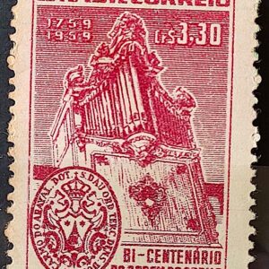 C 435 Selo Bicentenario Ordem Terceira do Carmo de Diamantina Religiao 1959 1