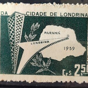 C 438 Selo Cidade de Londrina Mapa 1959 1