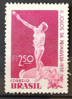 C 439 Selo Jogos da Primavera Mulher Arremesso de Peso 1959 1