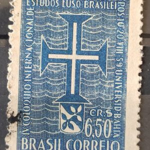 C 441 Selo Coloquio de Estudos Luso Brasileiros Bahia Portugal 1959 Circulado 10