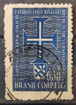 C 441 Selo Coloquio de Estudos Luso Brasileiros Bahia Portugal 1959 Circulado 5