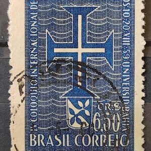 C 441 Selo Coloquio de Estudos Luso Brasileiros Bahia Portugal 1959 Circulado 5