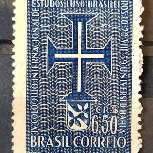 C 441 Selo Coloquio de Estudos Luso Brasileiros Bahia Portugal 1959 Circulado 6