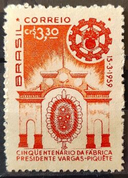 C 442 Cinquentenario da Fabrica Getulio Vargas Piquete Exercito Militar 1959 1