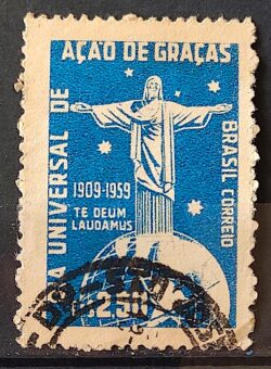 C 443 Cinquentenario Dia de Acao de Gracas 1959 Circulado 1