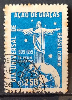 C 443 Cinquentenario Dia de Acao de Gracas 1959 Circulado 2