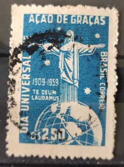 C 443 Cinquentenario Dia de Acao de Gracas 1959 Circulado 3