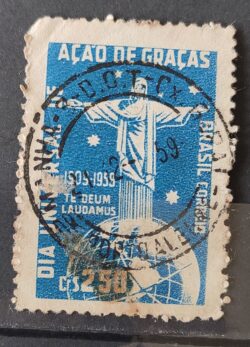 C 443 Cinquentenario Dia de Acao de Gracas 1959 Circulado 5