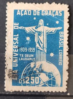C 443 Cinquentenario Dia de Acao de Gracas 1959 Circulado 7