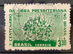 C 444 Centenario Obra Presbiteriana Religiao 1959 Circulado 1