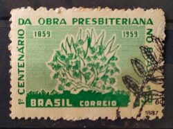 C 444 Centenario Obra Presbiteriana Religiao 1959 Circulado 2