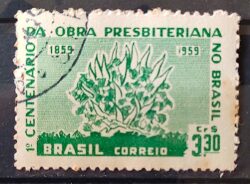 C 444 Centenario Obra Presbiteriana Religiao 1959 Circulado 3
