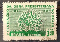 C 444 Centenario Obra Presbiteriana Religiao 1959 Circulado 4