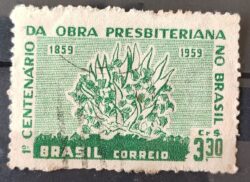 C 444 Centenario Obra Presbiteriana Religiao 1959 Circulado 5