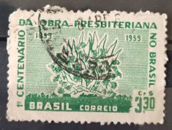 C 444 Centenario Obra Presbiteriana Religiao 1959 Circulado 6