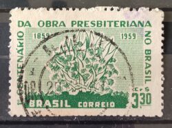 C 444 Centenario Obra Presbiteriana Religiao 1959 Circulado 9