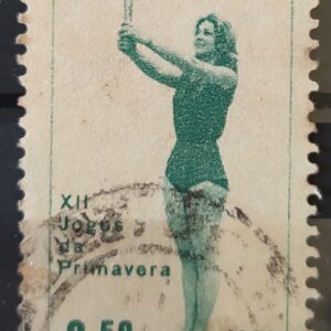 C 453 Selo Jogos da Primavera Mulher 1960 Circulado 3