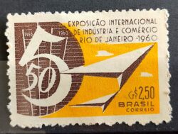 C 455 Selo Exposicao Internacional de Industria e Comercio 1960 2