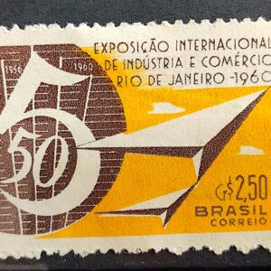 C 455 Selo Exposicao Internacional de Industria e Comercio 1960 2