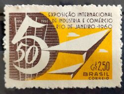 C 455 Selo Exposicao Internacional de Industria e Comercio 1960 3