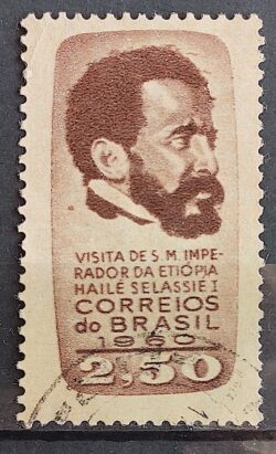 C 456 Selo Imperador da Etiopia Haile Selassie 1961 Circulado 1