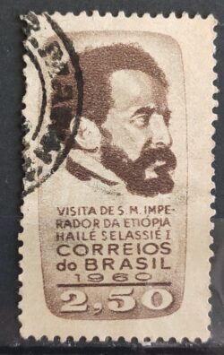 C 456 Selo Imperador da Etiopia Haile Selassie 1961 Circulado 3